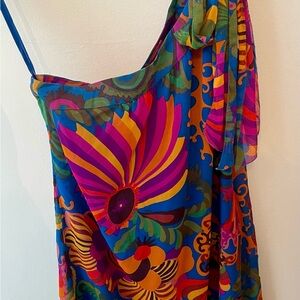 Trina Turk x Banana Republic One Shoulder Mini Dress